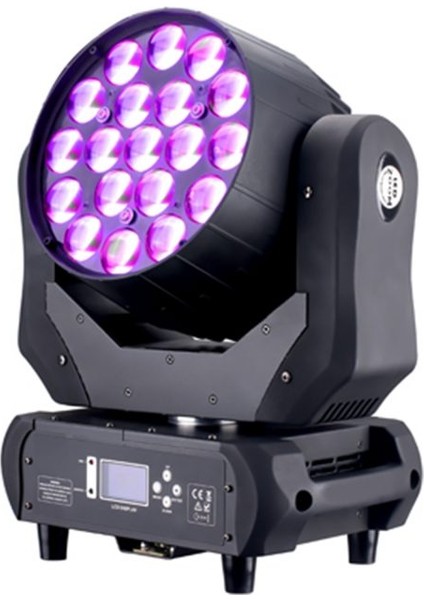 Dmx Pro SPB014 19 x 12 Watt Rgbw Wash LED Moving Head Sahne Işığı