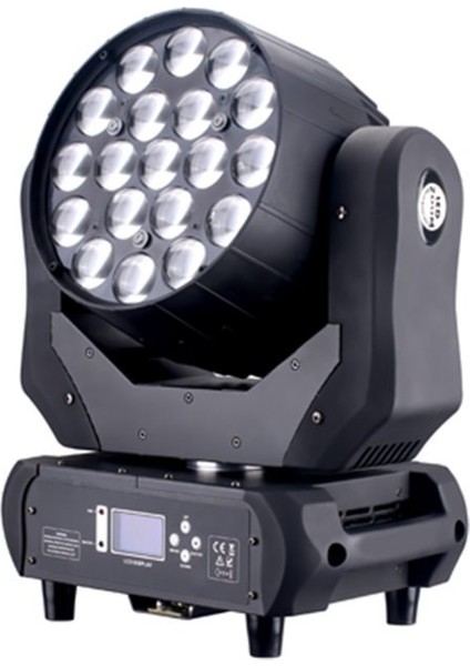 Dmx Pro SPB014 19 x 12 Watt Rgbw Wash LED Moving Head Sahne Işığı