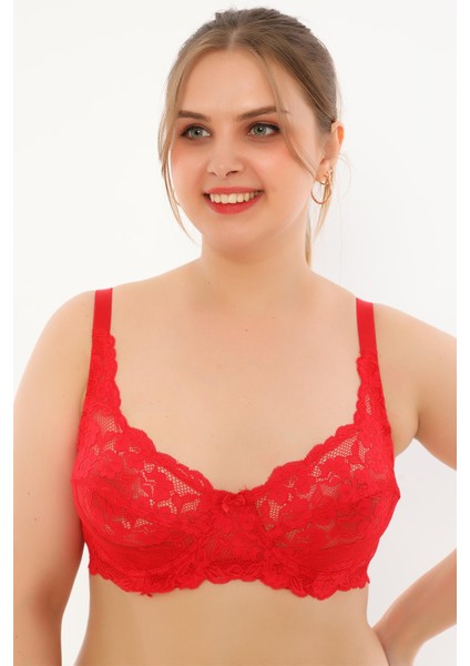 SB200 B Cup Balenli Dantelli Toparlayıcı Sütyen