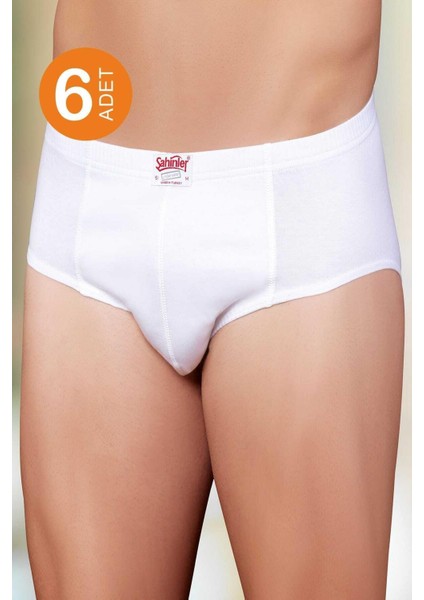 Şahinler Erkek 6'lı Penye Külot Slip 009