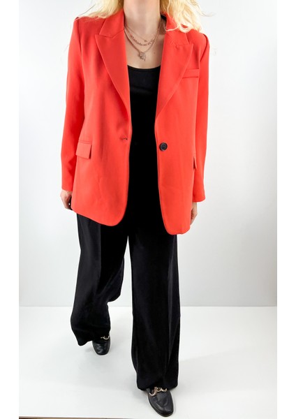 Turuncu Astarlı Blazer Ceket fiyatları