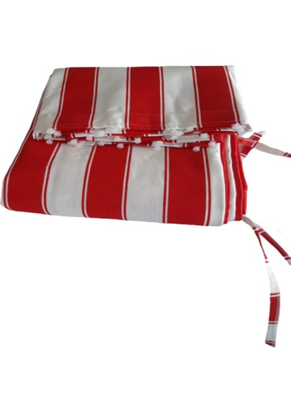 Balkon Perdesi, 380 x 180 Kırmızı Renkli Balkon Brandası fiyatları