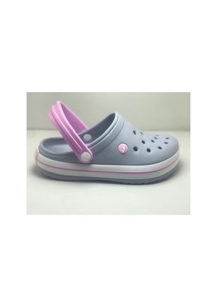 Kadın Crocs Terlik Gri Pembe