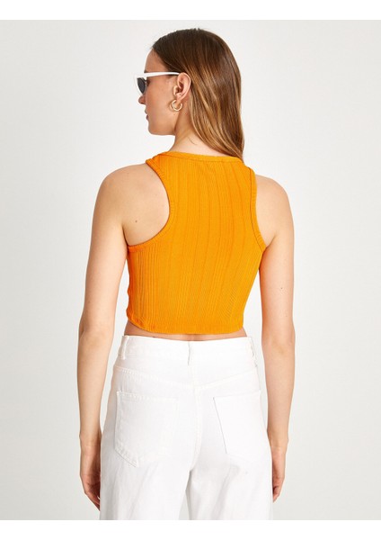 Koton Crop Atlet Halter Yaka