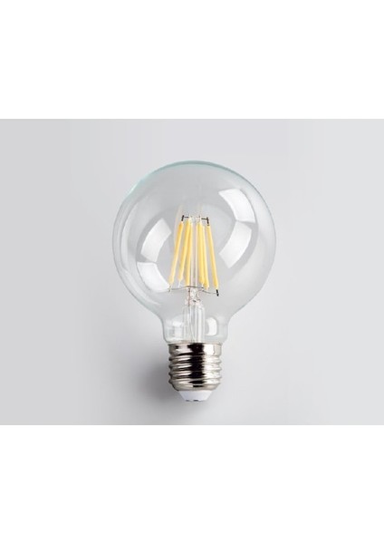 CT-4354 6W Edison G95 Glop Uzun LED Ampul(Günışığı) 4 Adet
