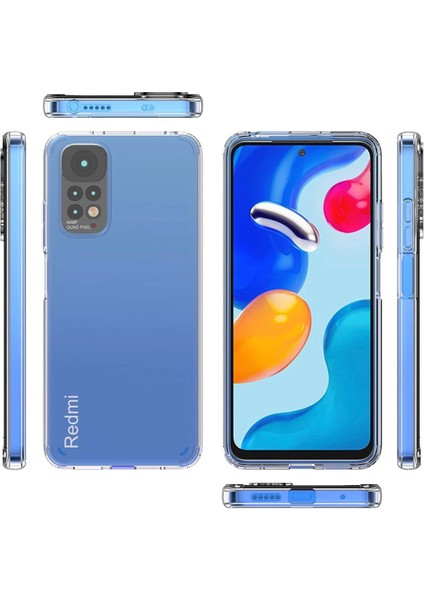Xiaomi Redmi Note 11 Pro Kılıf Kamera Lens Korumalı Şeffaf Airbag Antishoock modelleri