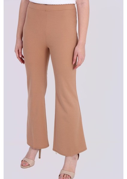 Ispanyol Paça Pantolon Vizon