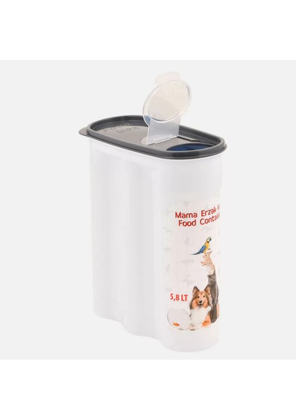Kedi-Köpek Mama Saklama Kab
