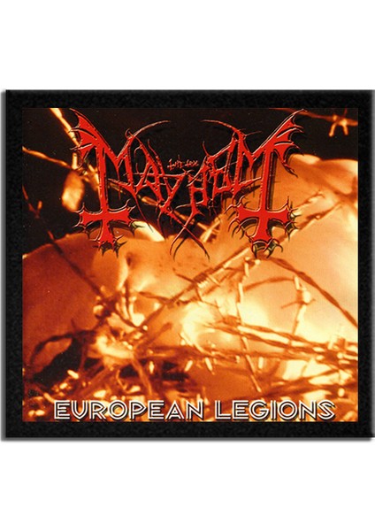 Mayhem European Legions Albüm Arma Peç Patch Yama