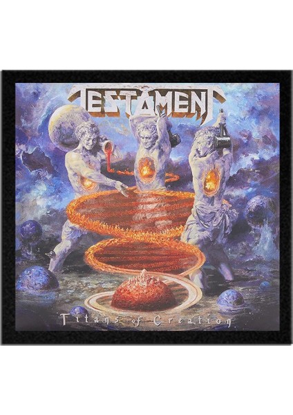 Testament Titans Of Creation Albüm Arma Peç Patch Yama