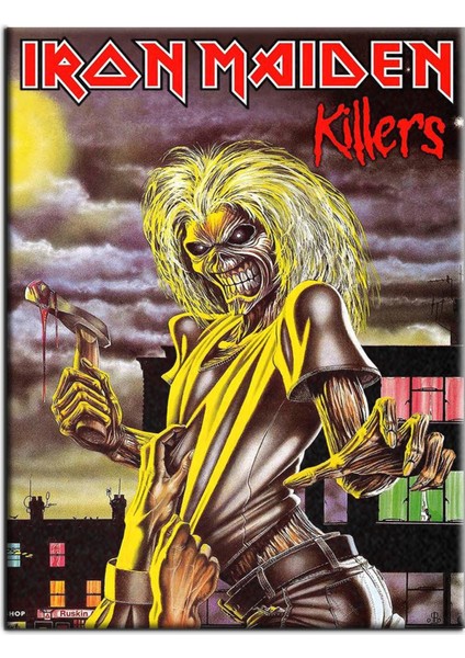 Iron Maiden Killers Albüm Arma Sırt Peç Back Patch Yama