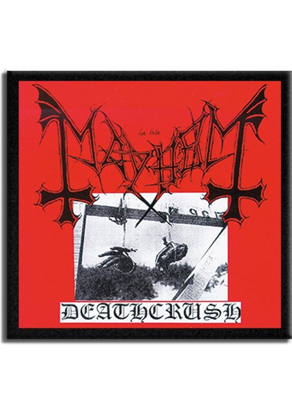 Mayhem Deathcrush Albüm Arma Peç Patch Yama