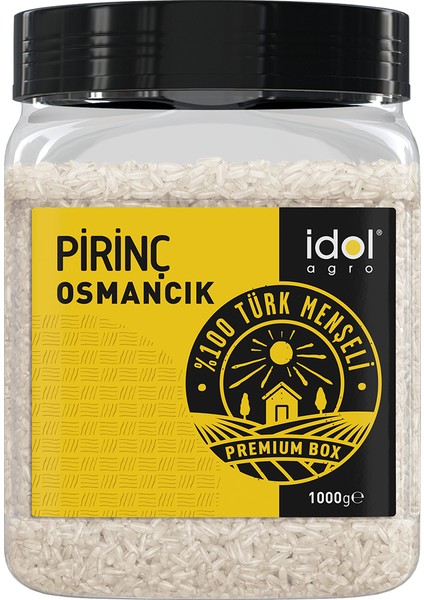 Idolagro Yerli Osmancık Pirinç Premium Pet 1000 gr