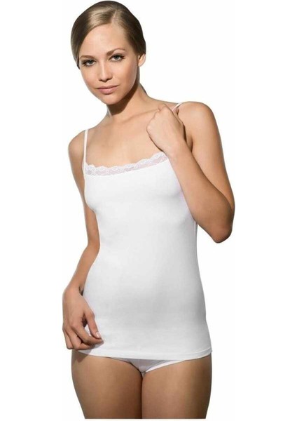 (Bambu) Güpürlü Ip Askılı Atlet 705