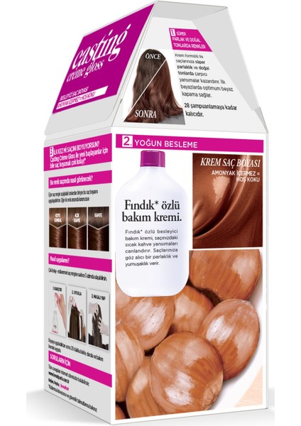 L'oréal Casting Crème Gloss Saç Boyası 535 Sıcak Çikolata