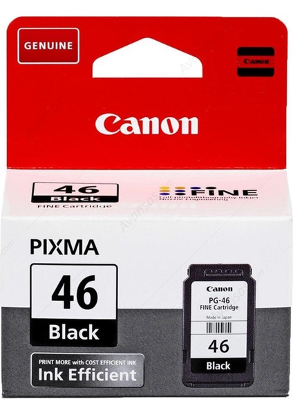 Canon 9059B003 Pg-46 & Cl-56 2'li Kartuş Kağıt Hediyeli