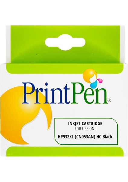 Printpen HP 932xL Siyah (Black) Muadil Kartuş CN053AN