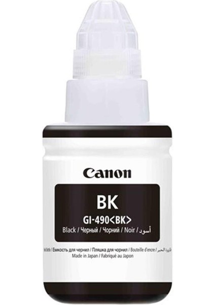 Canon 0666C001 GI-490 Bk Siyah (Black) Kartuş