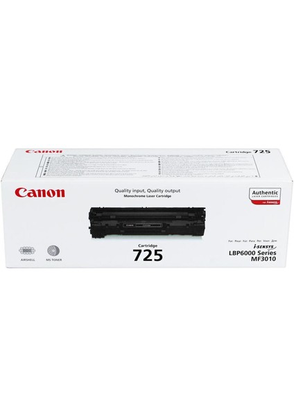 Canon CRG-725 Siyah Toner