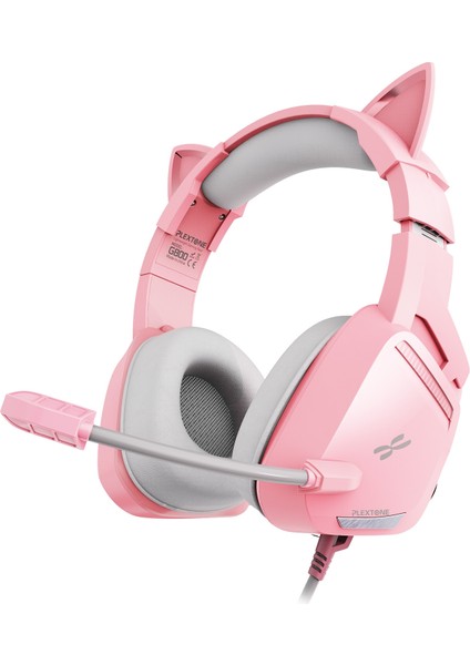 G800 Iı Kedi Kulak Tasarımı Oyun Kulaklık Pembe (Yurt Dışından)