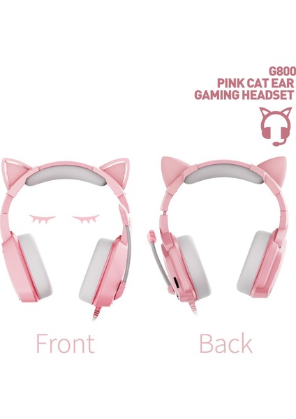 G800 Iı Kedi Kulak Tasarımı Oyun Kulaklık Pembe (Yurt Dışından) fiyatları