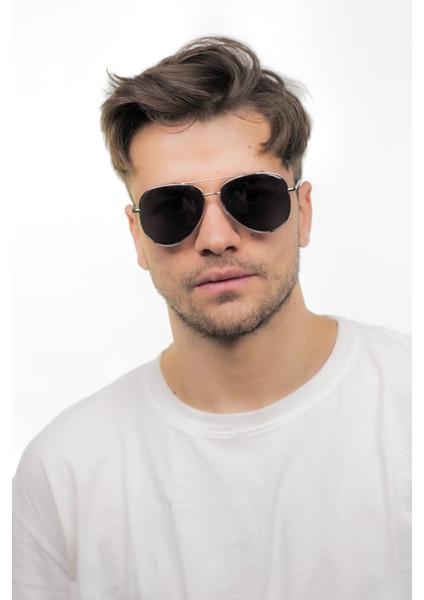 Damla Unisex Gümüş Siyah Güneş Gözlüğü Polarize fiyatları