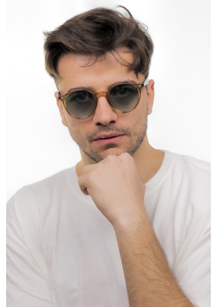Carlo Cappucino Degrade Yeşil Unisex Güneş Gözlüğü fiyatları