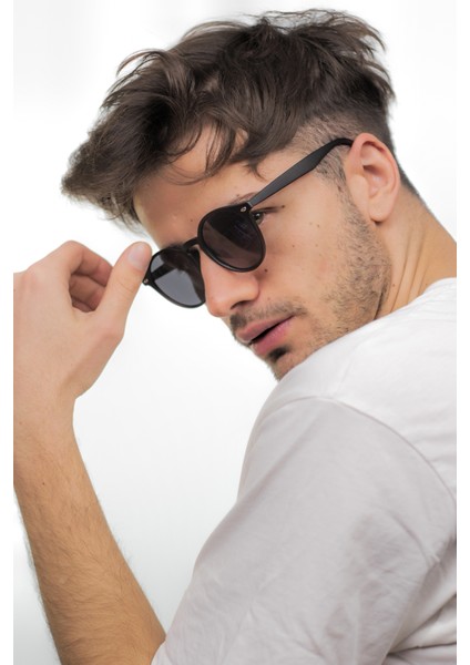 Carlo Mat Siyah Unisex Güneş Gözlüğü