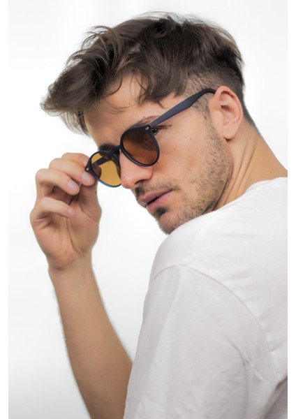 Carlo Mat Lacivert Unisex Güneş Gözlüğü