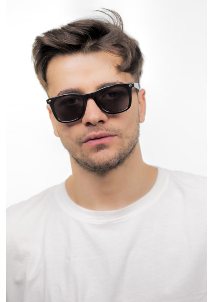 Bruna Siyah Polarize Unisex Güneş Gözlüğü