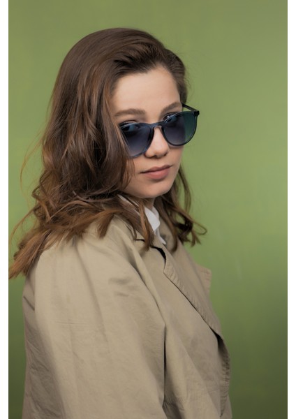 Caprina Turkuaz Unisex Güneş Gözlüğü modelleri