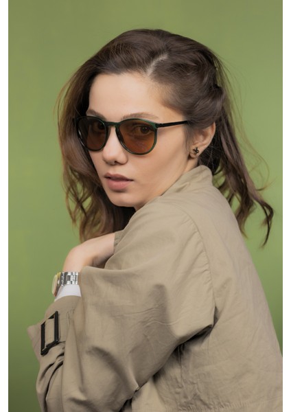 Caprina Yeşil Unisex Güneş Gözlüğü indirimleri