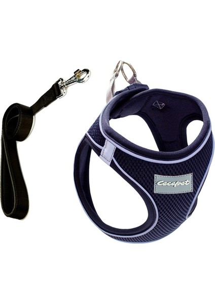 Cool Walk Air Mesh Lacivert Köpek Göğüs Tasması Medium