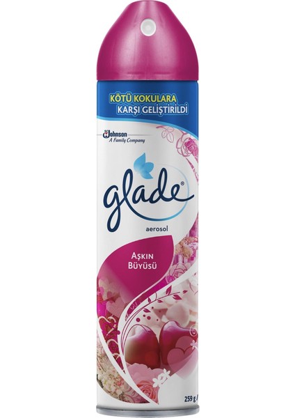 Glade Loopie Aerosol Aşkın Büyüsü Oda Kokusu 300 ml