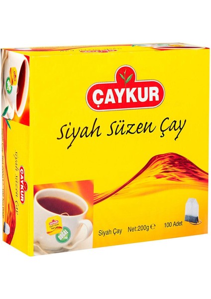 Bardak Siyah Süzen Poşet Çay 100’LÜ