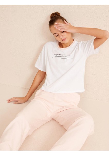 %100 Pamuk Oversize Sweat Pantolon