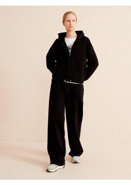 %100 Pamuk Kapüşonlu Oversize Sweatshirt