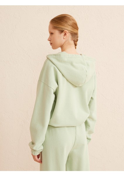 %100 Pamuk Kapüşonlu Oversize Sweatshirt indirimleri