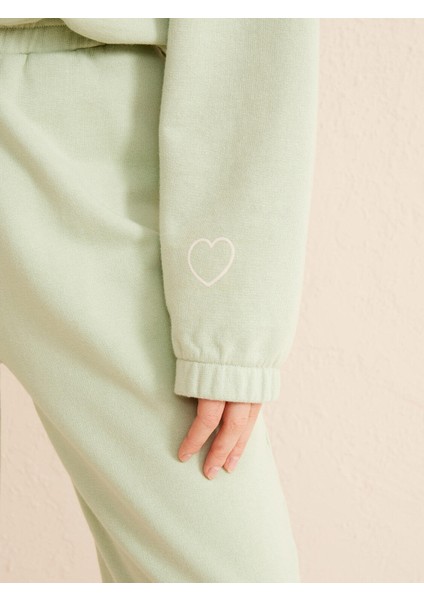 %100 Pamuk Kapüşonlu Oversize Sweatshirt