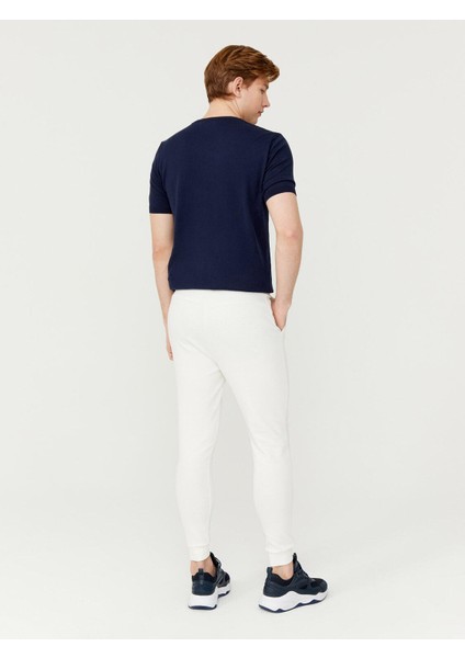 Pamuklu Slim Fit Dar Paça Basic Sweat Pantolon