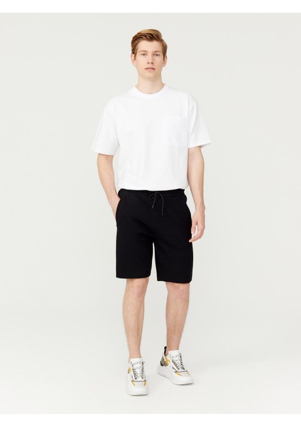 Pamuklu Regular Fit Basic Sweat Şort