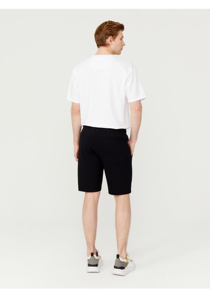Pamuklu Regular Fit Basic Sweat Şort