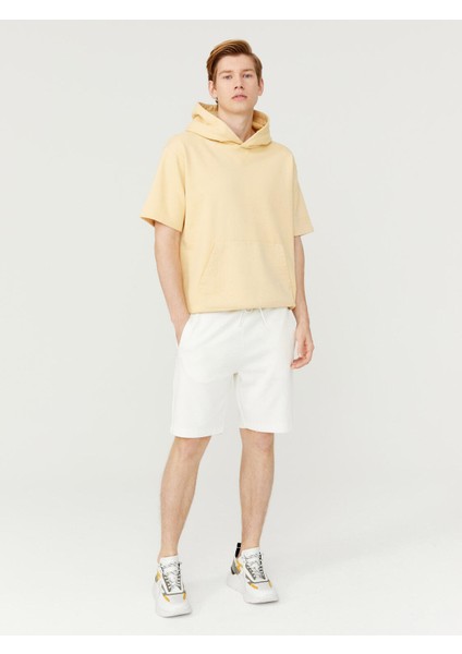 Pamuklu Regular Fit Basic Sweat Şort