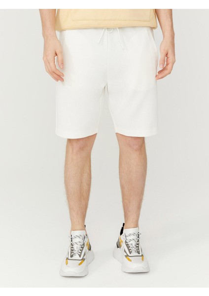 Pamuklu Regular Fit Basic Sweat Şort