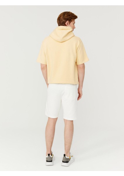Pamuklu Regular Fit Basic Sweat Şort