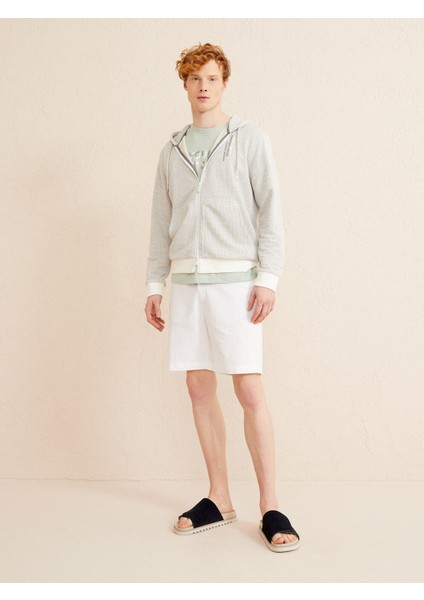 Pamuklu Kapüşonlu Regular Fit Sweatmont