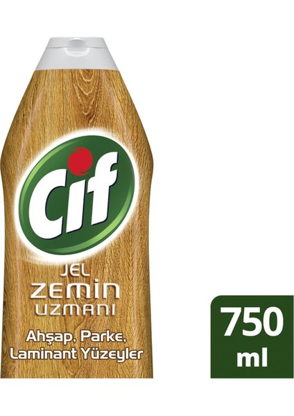 Jel Zemin Uzmanı Yüzey Temizleyici Portakal Çiçeği Ahşap Parke Laminant Yüzeyler 750 ml X 16 Adet