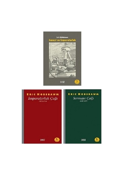 Imparatorluk Çağı - Sermaye Çağı - Sanayi ve Imparatorluk / 3 Kitap Set - Eric J. Hobsbawm