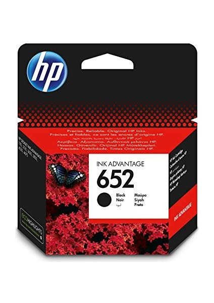 Hp 652 Siyah Mürekkep Kartuş 360 Sayfa (F6V25AE)