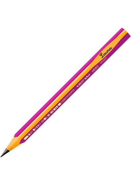 Bic Kids Evolution 919263 Üçgen Jumbo Başlangıç Kurşun Kalem Pembe 12'li Paket